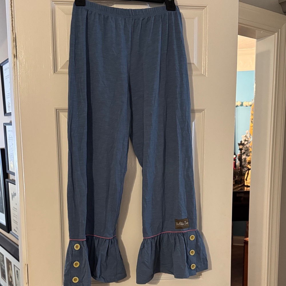 Matilda Jane Girls Bright Lights Big City Ruffle Pants